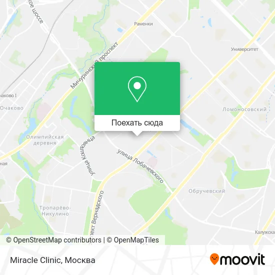Карта Miracle Clinic