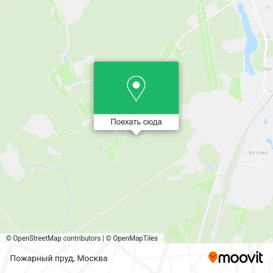 Карта Пожарный пруд