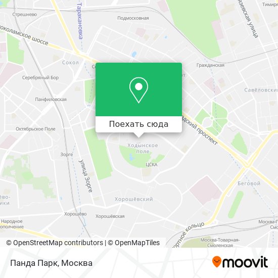 Карта Панда Парк