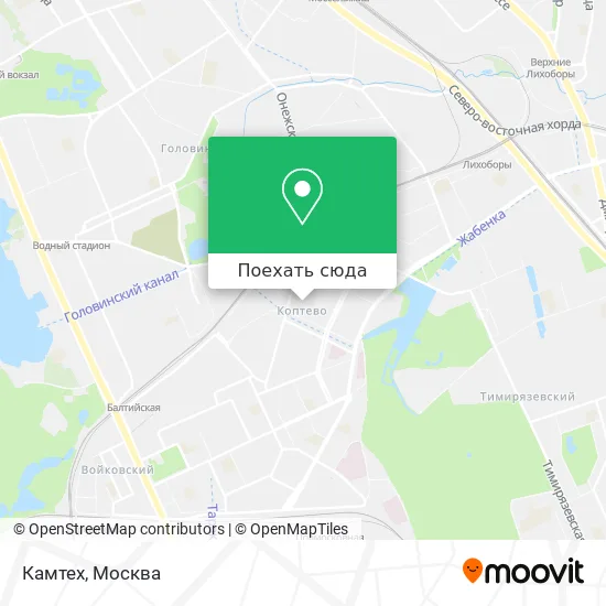 Карта Камтех