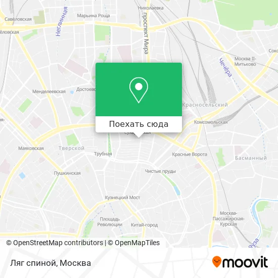 Карта Ляг спиной