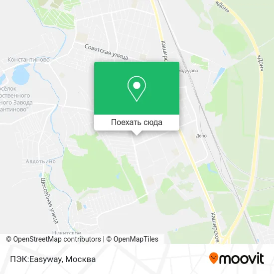 Карта ПЭК:Easyway