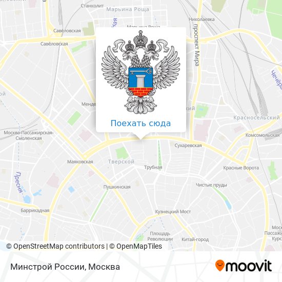 Карта Минстрой России