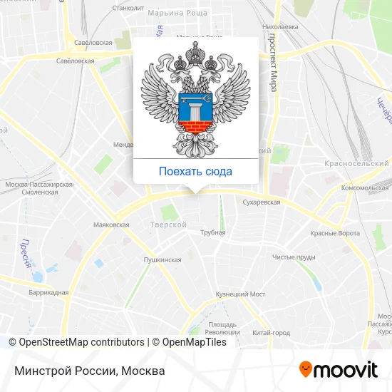 Карта Минстрой России