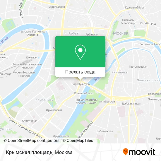 Карта Крымская площадь
