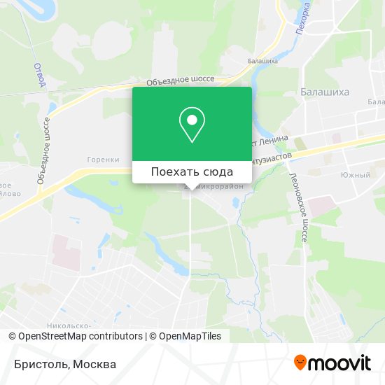 Карта Бристоль