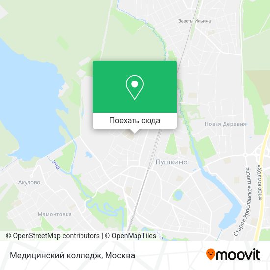 Карта Медицинский колледж