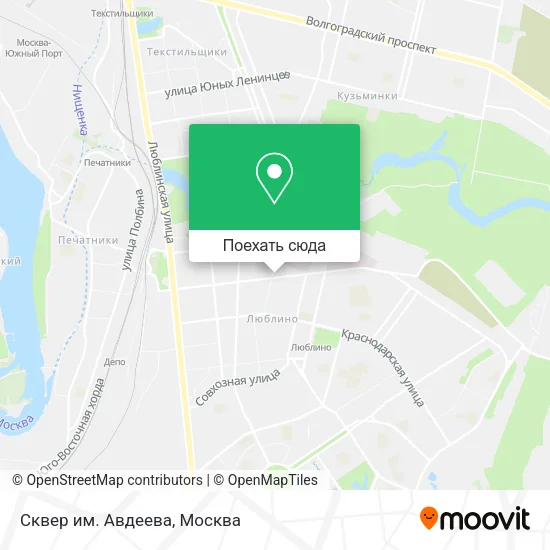 Карта Сквер им. Авдеева