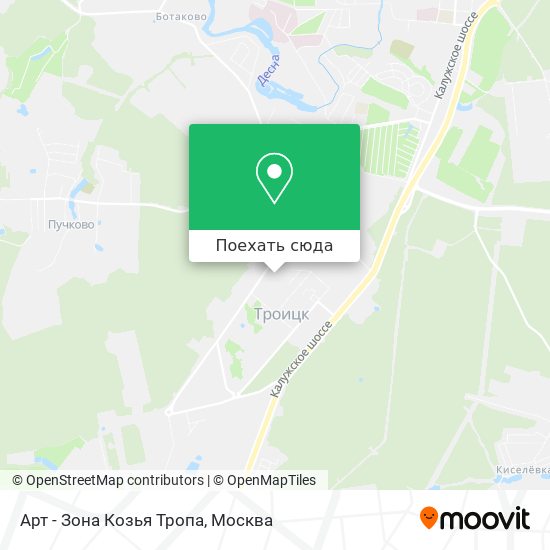 Карта Арт - Зона Козья Тропа