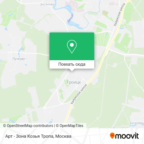 Карта Арт - Зона Козья Тропа