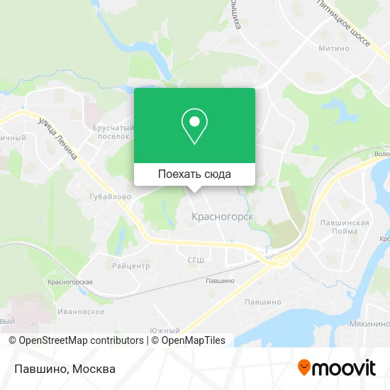 Карта Павшино