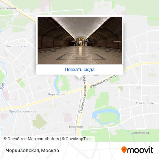 Карта Черкизовская