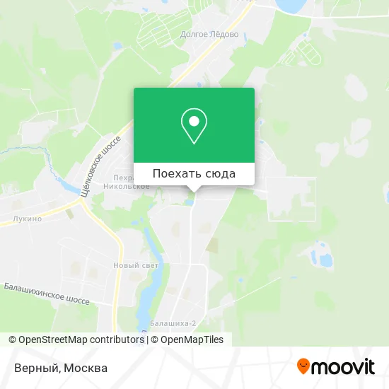 Карта Верный