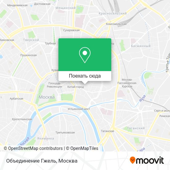 Карта Объединение Гжель