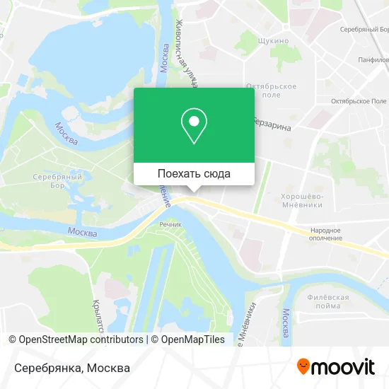 Карта Серебрянка