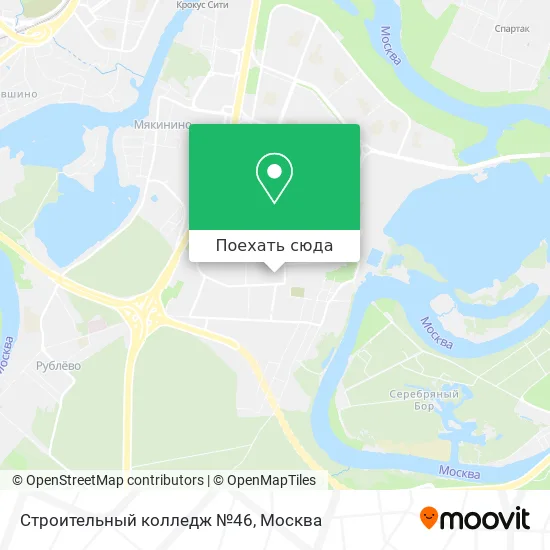 Карта Строительный колледж №46