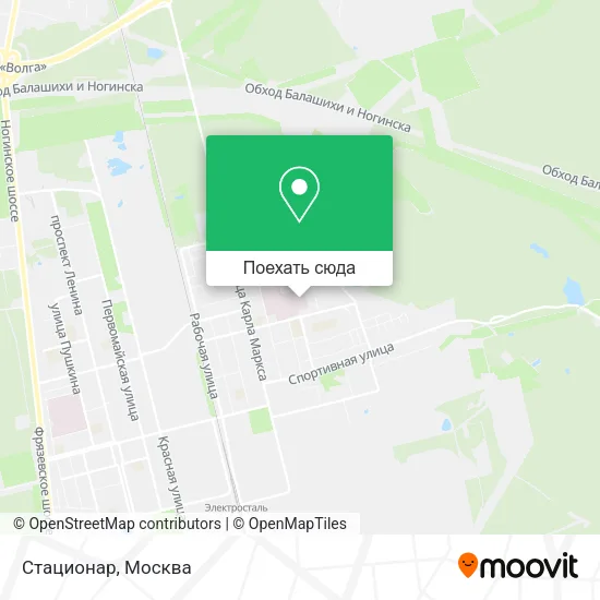 Карта Стационар