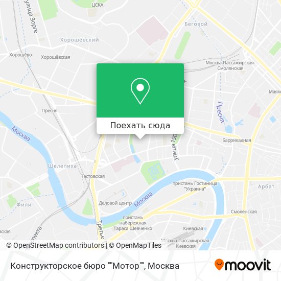 Карта Конструкторское бюро ""Мотор""