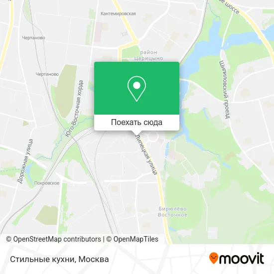Карта Стильные кухни