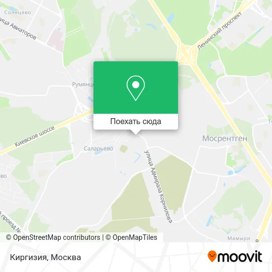 Карта Киргизия