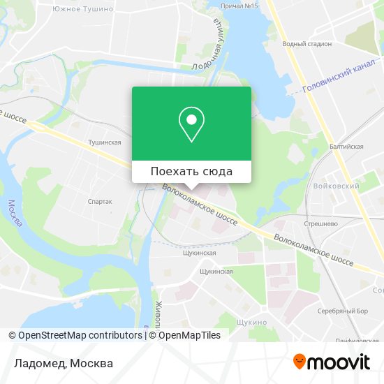 Карта Ладомед