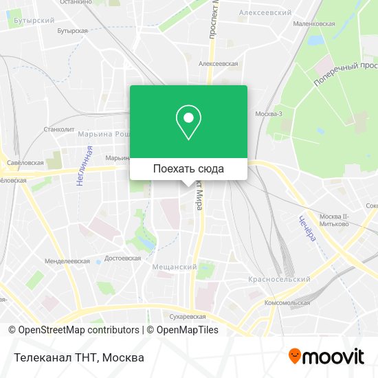 Карта Телеканал ТНТ