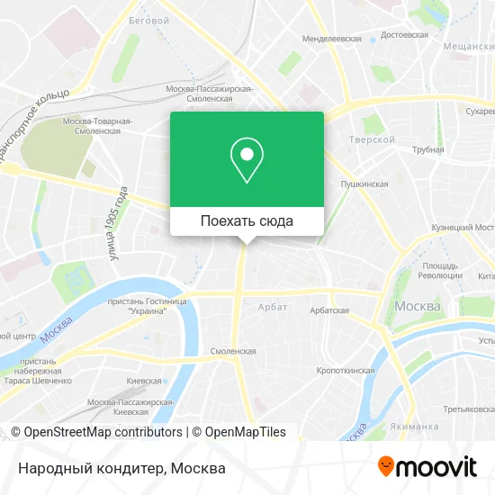 Карта Народный кондитер