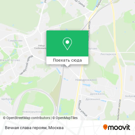 Карта Вечная слава героям