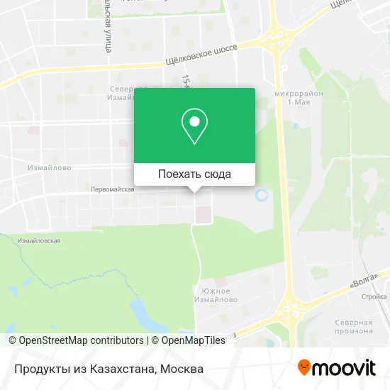 Карта Продукты из Казахстана