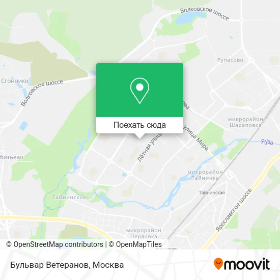 Карта Бульвар Ветеранов