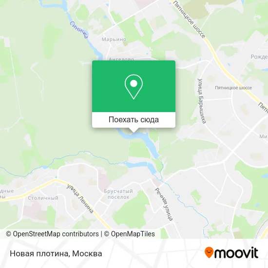 Карта Новая плотина