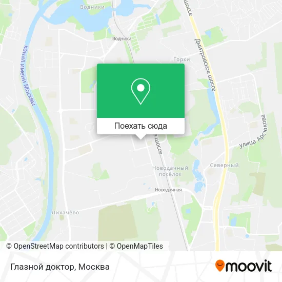 Карта Глазной доктор
