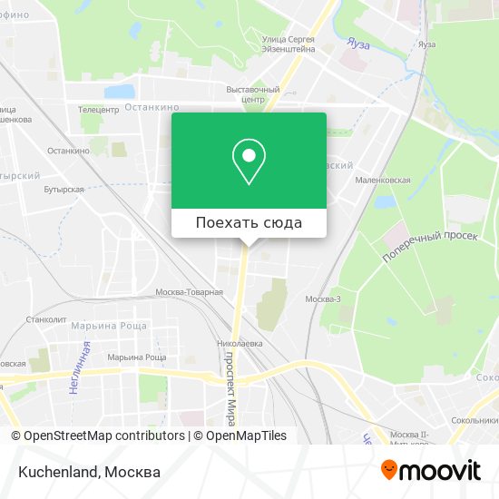 Карта Kuchenland