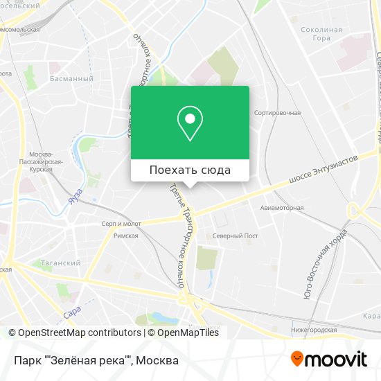 Карта Парк ""Зелёная река""