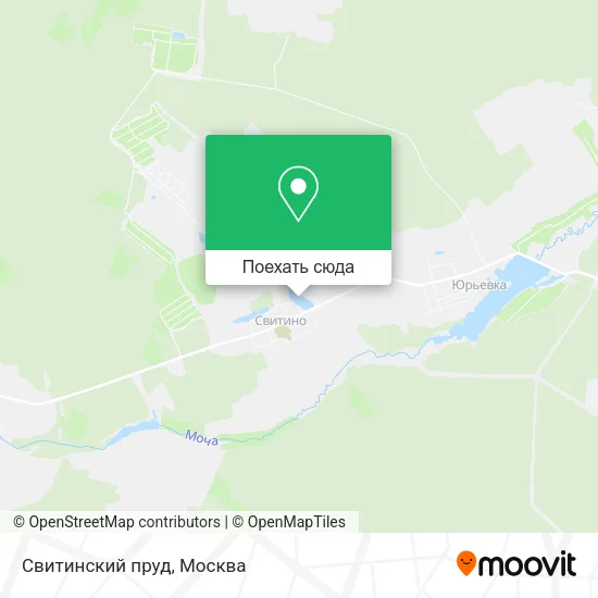 Карта Свитинский пруд