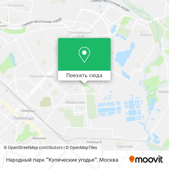 Карта Народный парк ""Купеческие угодья""