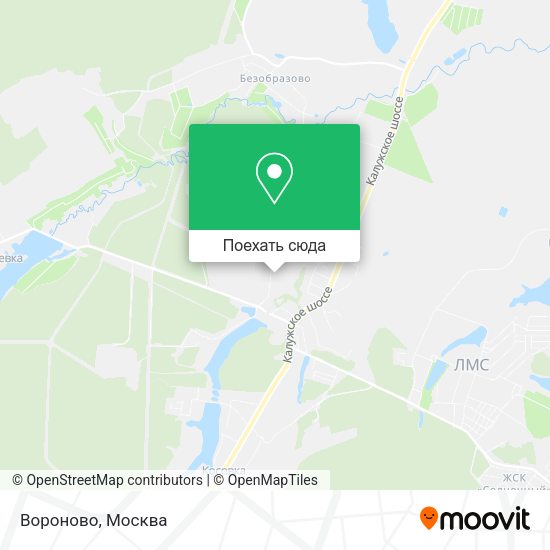 Карта Вороново