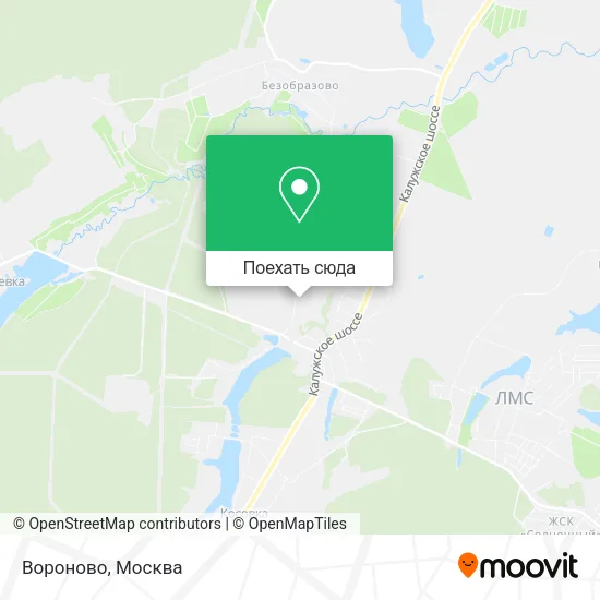 Карта Вороново