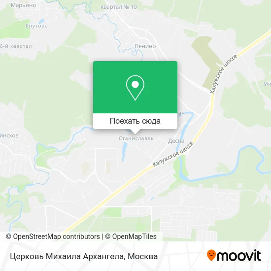Карта Церковь Михаила Архангела