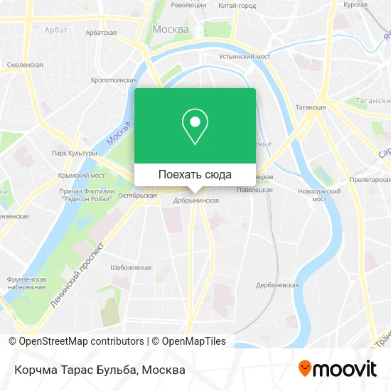 Карта Корчма Тарас Бульба