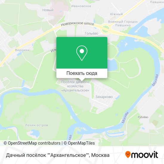 Карта Дачный посёлок ""Архангельское""