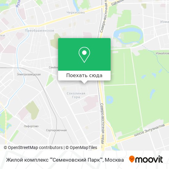 Карта Жилой комплекс ""Семеновский Парк""