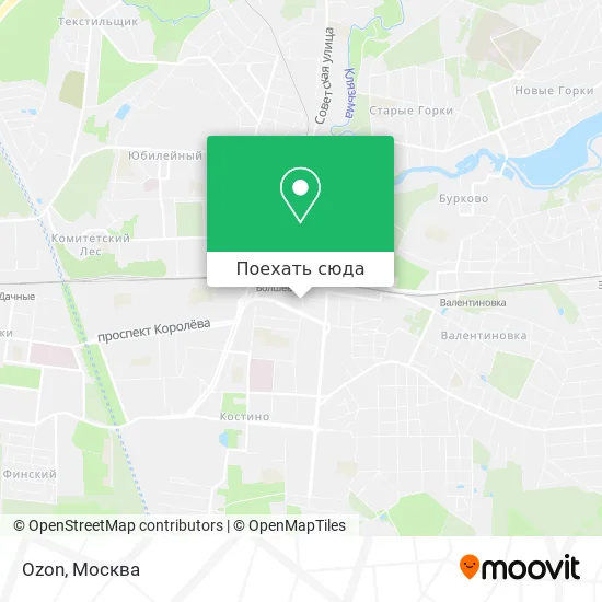 Карта Ozon