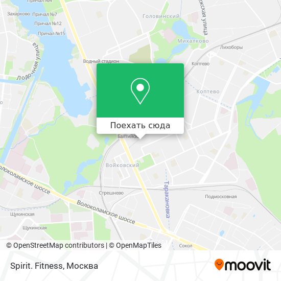 Карта Spirit. Fitness