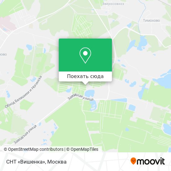 Карта СНТ «Вишенка»