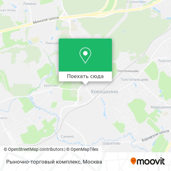 Карта Рыночно-торговый комплекс