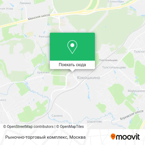 Карта Рыночно-торговый комплекс