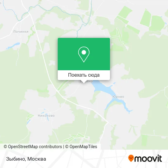 Карта Зыбино