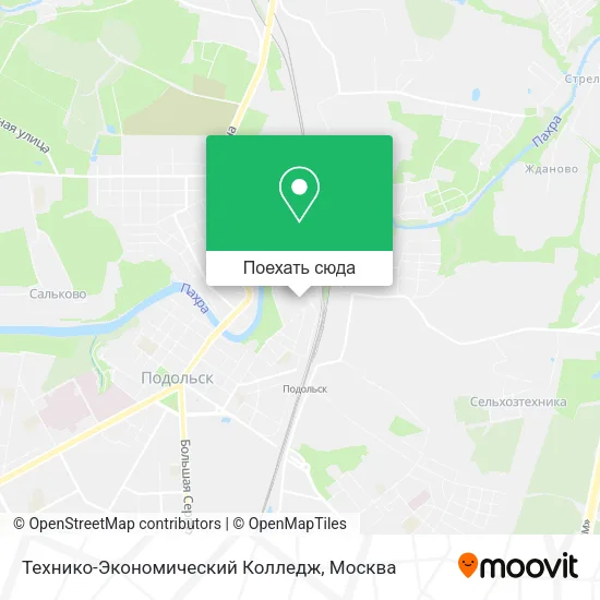 Карта Технико-Экономический Колледж