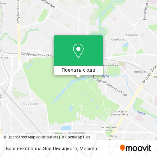 Карта Башня-колонна Эля Лисицкого